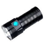 3 Gears, K18MAX 18xT6, Luminous Flux: 5400lm LED Flashlight, Without Battery – Waterproof, Aluminum Alloy, TPU