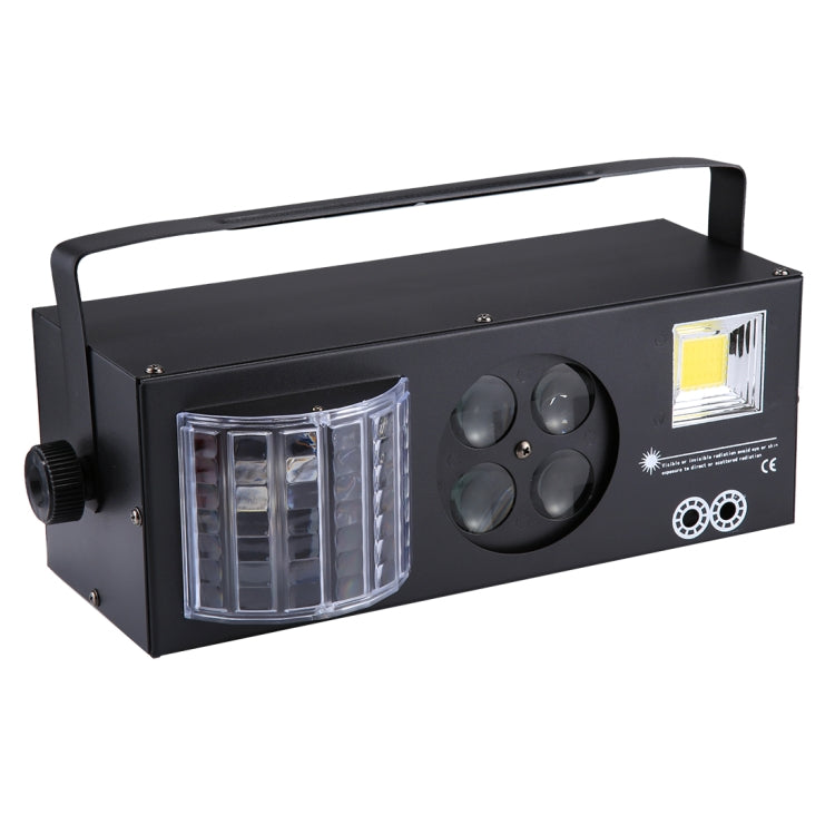 4 in 1 Projector Indoor Stage Decoration Atmosphere Light with Holder / Auto Run / Sound Control / DMX512, AC 90-240V – Durable Build, Easy to Use