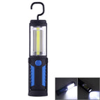 400 LM Multi-function USB Charging Portable Emergency Work Stand Light with Magnetic & 360 Degrees Swivel Hook Blue