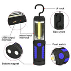 400 LM Multi-function USB Charging Portable Emergency Work Stand Light with Magnetic & 360 Degrees Swivel Hook