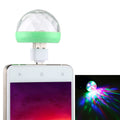 4W RGB USB LED Crystal Magic Ball Stage Light with Micro USB Adapter, with Micro USB Adapter with Micro USB Adapter
