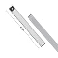 60cm Original Xiaomi Youpin YEELIGHT LED Smart Human Motion Sensor Light Bar Rechargeable Wardrobe Cabinet Corridor Wall Lamps, 60cm 60cm Silver
