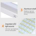 0.8W 10 LEDs Warm White Light Narrow Screen Intelligent Human Body Sensor Light LED Corridor Cabinet Light, USB Charging Version, 0.8W 10 LEDs Warm White