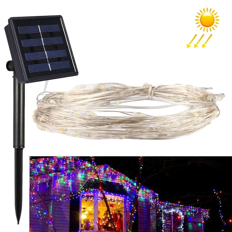 20m 200 LEDs SMD 0603 Solar Panel Silver Wire String Light Fairy Lamp Decorative Light, DC 5V, 20m 200 LEDs Colorful Light, 20m 200 LEDs White Light 20m 200 LEDs Colorful Light Colorful Light