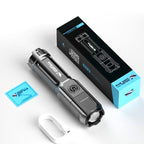 SMILING SHARK 622A Telescopic Focusing Three-gear Bright LED Flashlight, 622A