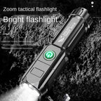 SMILING SHARK 622A Telescopic Focusing Three-gear Bright LED Flashlight, 622A
