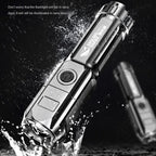 SMILING SHARK 622A Telescopic Focusing Three-gear Bright LED Flashlight, 622A