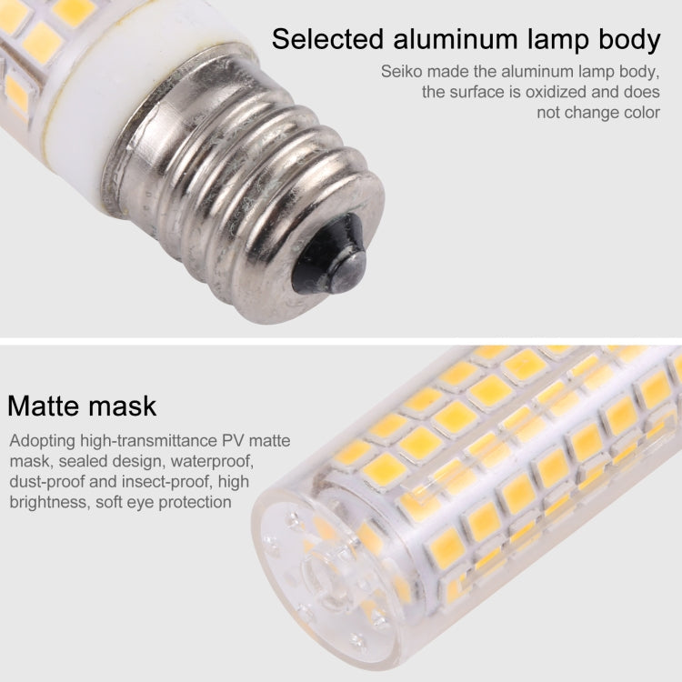 E17 102 LEDs SMD 2835 2800-3200K LED Corn Light, AC 110V, E17 – Durable Build, Easy to Use