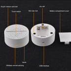 Spaceship Shape Creative Crack Touch Dimming 3D Colorful Decorative Night Light with Remote Control, Spaceship Shape