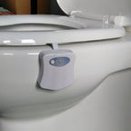 8 Colors Indoor Lighting Night Lights Motion Sensor LED Toilet Seat Cover Lightbowl Light Lamp, LED1660, LED1660US