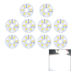 6 LEDs 270 LM 3000-6500K, Diameter: 32mm Warm White Light