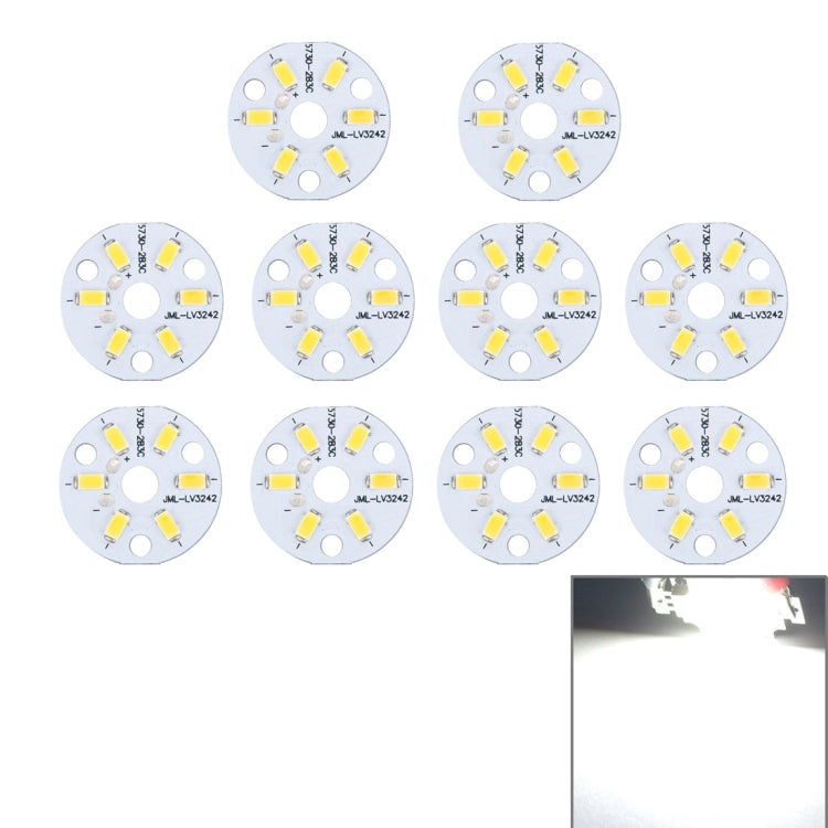 6 LEDs 270 LM 3000-6500K, Diameter: 32mm Warm White Light