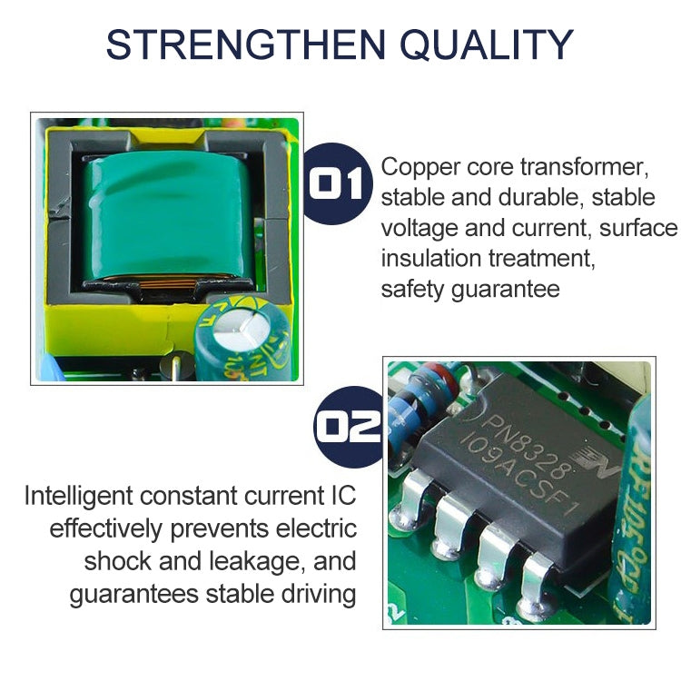 4-7W LED Driver Adapter Isolated Power Supply AC 85-265V to DC 12-26V, 4-7W – TPU