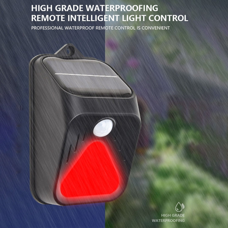 Solar Burglar Alarm Light Remote Control Human Body Induction Alarm – Waterproof