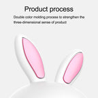 Creative Battery Powered LED Decoration Lamp Novelty Gift, Smile Pink Rabbit/Battery-Powered, Smile Blue Rabbit/Battery-Powered, Happy Pink Rabbit/Battery-Powered, Happy Blue Rabbit/Battery-Powered
