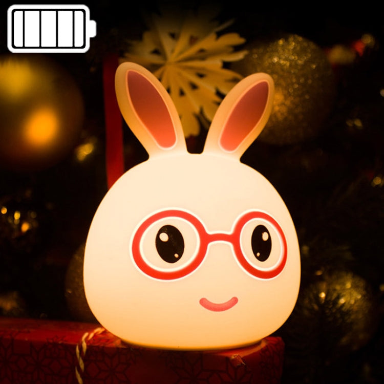 Creative Battery Powered LED Decoration Lamp Novelty Gift, Smile Pink Rabbit/Battery-Powered, Smile Blue Rabbit/Battery-Powered, Happy Pink Rabbit/Battery-Powered, Happy Blue Rabbit/Battery-Powered Smile Pink Rabbit Battery-Powered Smile Pink Rabbit Battery-Powered