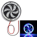 65 LEDs SMD 2835 Motorcycle Modified Windmill Angel Eyes RGB Light Fire Wheel Light Styling Flash Atmosphere Lamp, Diameter: 8.3cm, DC 12V, 65 LEDs Diameter: 9cm – Durable Build, Easy to Use 65 LEDs Diameter: 9cm