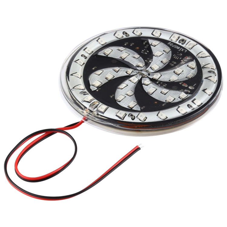 65 LEDs SMD 2835 Motorcycle Modified Windmill Angel Eyes RGB Light Fire Wheel Light Styling Flash Atmosphere Lamp, Diameter: 8.3cm, DC 12V, 65 LEDs Diameter: 9cm – Durable Build, Easy to Use