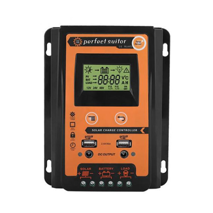50A 12 / 24V Portable Solar Charging Controller Default Title