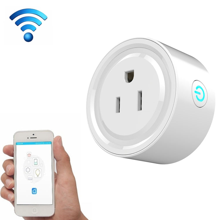 10A Round Shape WiFi Mini Plug APP Remote Control Timing Smart Socket Works with Alexa & Google Home, AC 100-240V, US Plug, 10A US Plug(Round Shape) 10A US Plug(Round Shape)