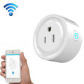 10A Round Shape WiFi Mini Plug APP Remote Control Timing Smart Socket Works with Alexa & Google Home, AC 100-240V, US Plug, 10A US Plug(Round Shape) 10A US Plug(Round Shape)