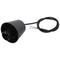 E27 Lamp Holder DIY Ceiling Chandelier Light Bulbs Screw Silicone Base Socket, Cable Length: 1m, E27 Black E27 Black