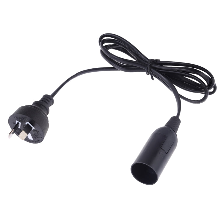 E14 Wire Cap Lamp Holder Chandelier Power Socket with 1.2m Extension Cable, Small UK Plug, EU Plug, 1.5m, AU Plug, 1.2m, US Plug, 1.5m, Small UK Plug, 1.2m, Big UK Plug, 1.5m – Durable Build, Easy to Use AU Plug, 1.2m Black