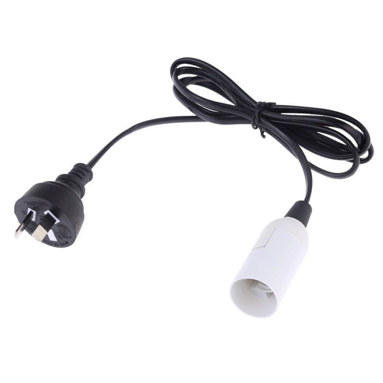E14 Wire Cap Lamp Holder Chandelier Power Socket with 1.2m Extension Cable, Small UK Plug, EU Plug, 1.5m, AU Plug, 1.2m, US Plug, 1.5m, Small UK Plug, 1.2m, Big UK Plug, 1.5m – Durable Build, Easy to Use AU Plug, 1.2m White