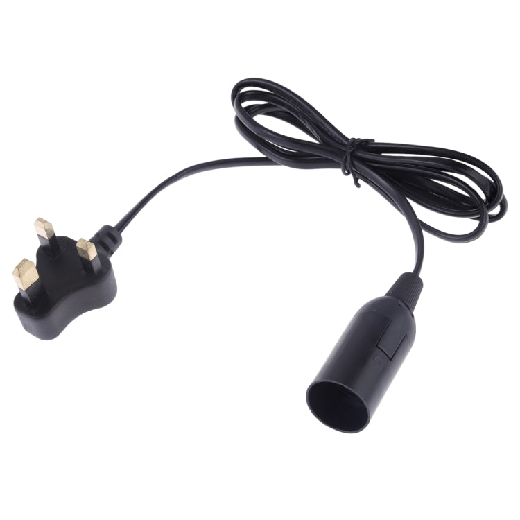 E14 Wire Cap Lamp Holder Chandelier Power Socket with 1.2m Extension Cable, Small UK Plug, EU Plug, 1.5m, AU Plug, 1.2m, US Plug, 1.5m, Small UK Plug, 1.2m, Big UK Plug, 1.5m – Durable Build, Easy to Use Small UK Plug, 1.2m Black