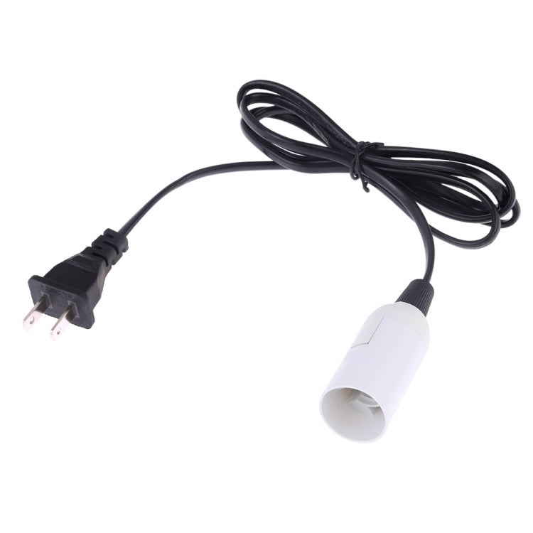 E14 Wire Cap Lamp Holder Chandelier Power Socket with 1.2m Extension Cable, Small UK Plug, EU Plug, 1.5m, AU Plug, 1.2m, US Plug, 1.5m, Small UK Plug, 1.2m, Big UK Plug, 1.5m – Durable Build, Easy to Use US Plug, 1.5m White