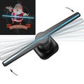 224 LEDs Hologram Holographic Display Fan with Remote Control, Support 4GB Micro SD Card, AC 100-240V, 450 x 224 Pixels 450 x 224 Pixels