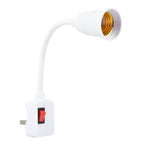 E27 Bulb Holder Flexible Extension Converter with Switch, US Plug, US Plug US Plug LED4450US