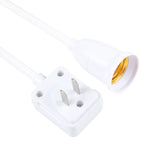 E27 Bulb Holder Flexible Extension Converter with Switch, US Plug, US Plug