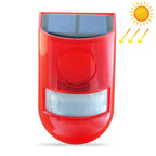 Solar Powered Sound-light Alarm Warning Light IP65 Waterproof 110 dB Burglar Alarm Default Title