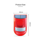 Solar Powered Sound-light Alarm Warning Light IP65 Waterproof 110 dB Burglar Alarm