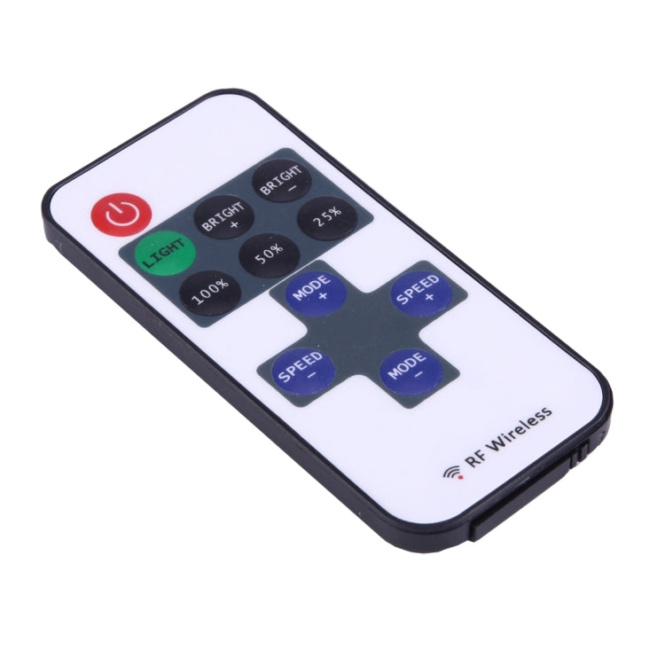 Mini Single Color LED Controller with 11 Keys RF Remote Control, DC 5-24V(White) – TPU