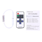 Mini Single Color LED Controller with 11 Keys RF Remote Control, DC 5-24V(White) – TPU