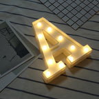 Dry Battery Powered Warm White Standing Hanging LED Holiday Light, A, N, B, O, C, P, D, Q, E, R, F, T, G, U, I, V, J, W, K, X, L, M, Z