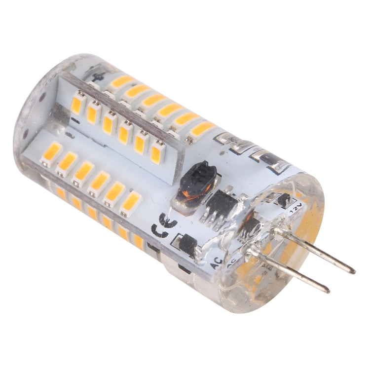 G4 2800-3200K 200LM 57LEDs Silicone LED Corn Light, 3014 SMD, Light Color: Warm White, AC / DC 12-16V, 2800-3200K 2800-3200K