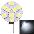 G9 9 LEDs SMD 5050 108LM 2800-3200K Stepless Dimming Energy Saving Light Pin Base Lamp Bulb, DC 12V, G9 9 LEDs SMD 5050 108LM G9 9 LEDs SMD 5050 108LM White Light