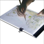 Ultra-thin A4 Size Portable USB LED Artcraft Tracing Light Box Copy Board for Artists Drawing Sketching Animation and X-ray Viewing, No Brightness Control No Charger No Brightness Control No Charger