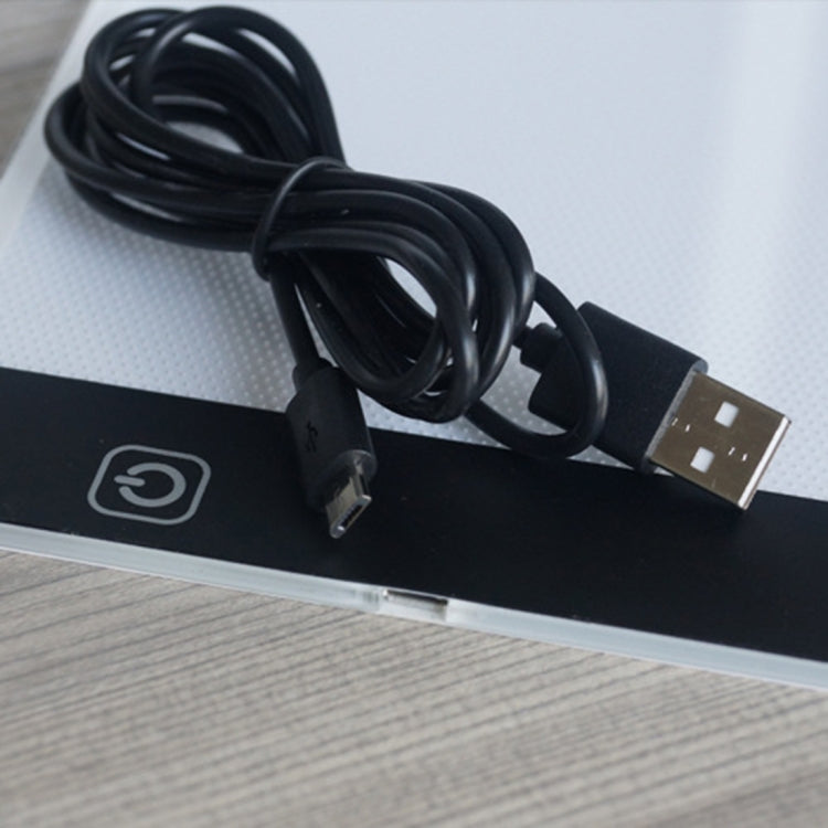 Ultra-thin A4 Size Portable USB LED Artcraft Tracing Light Box Copy Board Brightness Control for Artists Drawing Sketching Animation and X-ray Viewing, Brightness Control – TPU, Ultra-thin