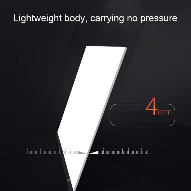 Ultra-thin A4 Size Portable USB LED Artcraft Tracing Light Box Copy Board Brightness Control for Artists Drawing Sketching Animation and X-ray Viewing, Brightness Control – TPU, Ultra-thin