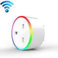 10A RGB Scene Light WiFi Remote Control Smart Socket Works with Alexa & Google Home, AC 220-240V, UK Plug, XS-SSC03 XS-SSC03