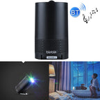 Blinblin Major 1 6W USB Charging Portable RGB Laser Projector Bluetooth Stereo Sound Speaker Black