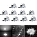 SMD 2835 500-600LM 4000-4500K Deck Light Buried Lamps LED Floor Light Wall Spotlight, Cutout Size: 30x22mm White Light