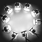 SMD 2835 500-600LM 4000-4500K Deck Light Buried Lamps LED Floor Light Wall Spotlight, Cutout Size: 30x22mm