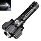 KS-737 USB Charging Waterproof T6+XPE Zoomable LED Flashlight with 4-Modes, KS-737 KS-737