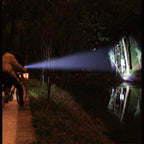 KS-737 USB Charging Waterproof T6+XPE Zoomable LED Flashlight with 4-Modes, KS-737