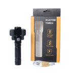 KS-737 USB Charging Waterproof T6+XPE Zoomable LED Flashlight with 4-Modes, KS-737